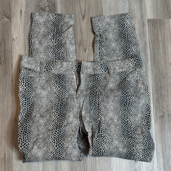 Hot Kiss Denim - GUC Hot Kiss Skinny Lily Reptile Patterned Jeans/Trousers, 13